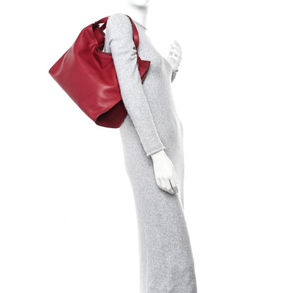 The Row Polished Saddle Calfskin Alexia Bag Amaranto 2 of 16
