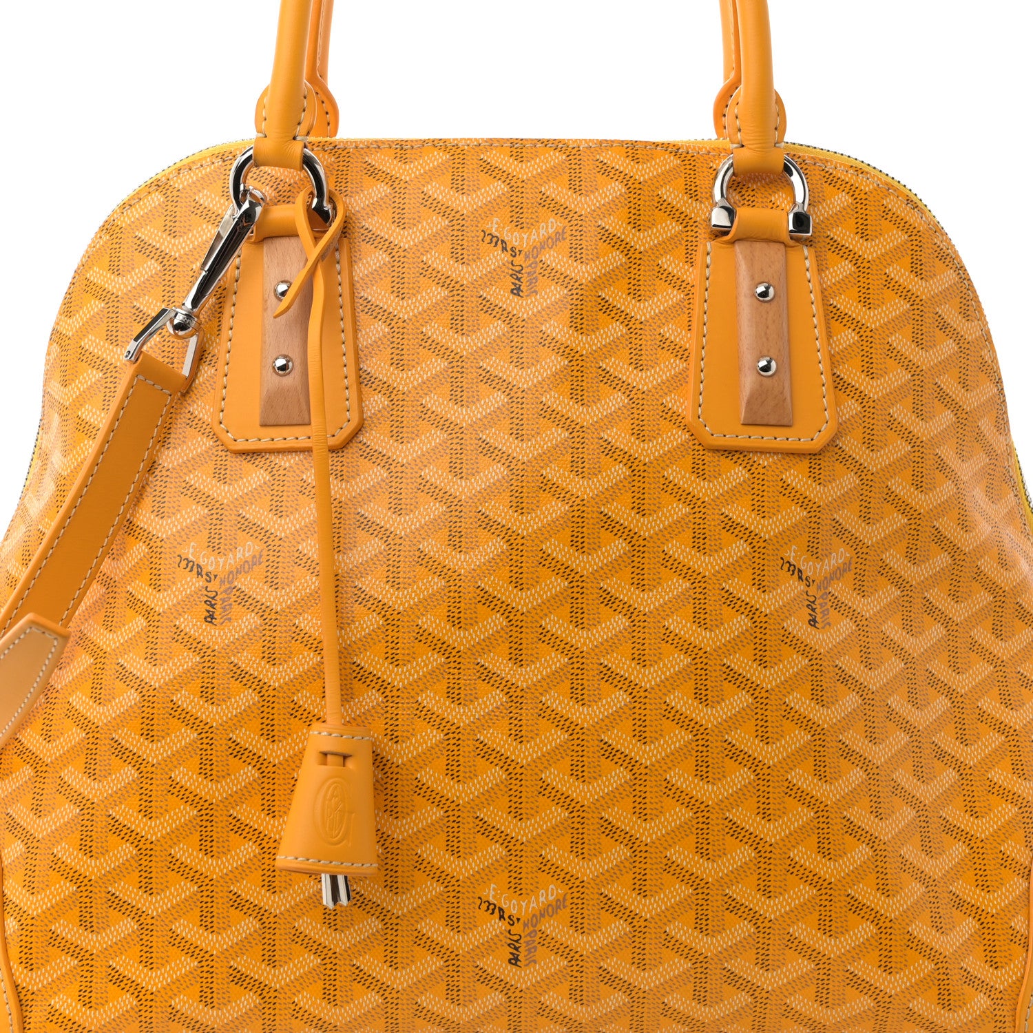 Goyard Goyardine Sac Vendome PM Yellow 7 of 11