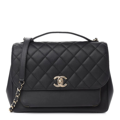 Chanel Caviar Quilted Large Business Affinity Flap Black 1 of 11