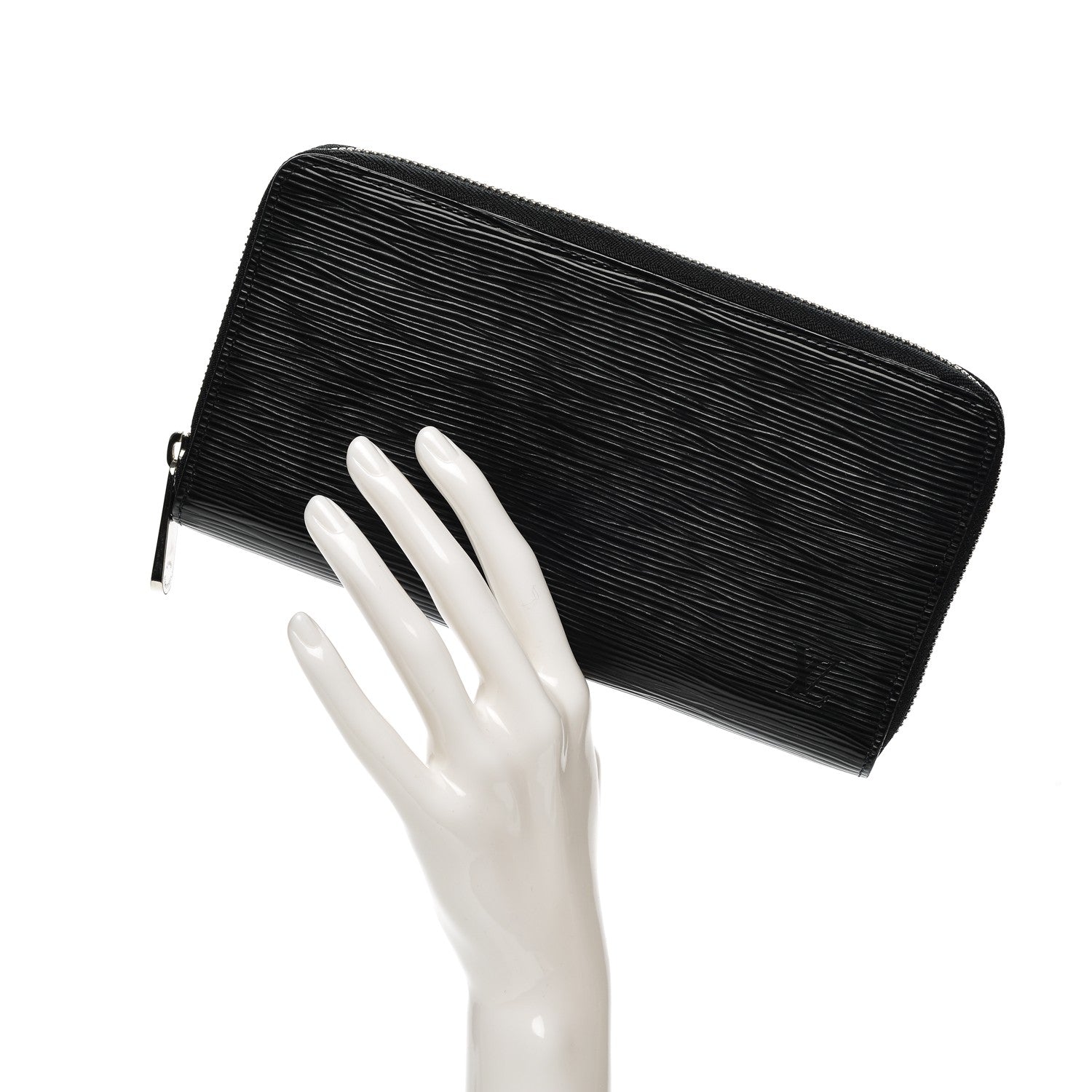 Louis Vuitton Epi Zippy Organizer Wallet Black 2 of 6