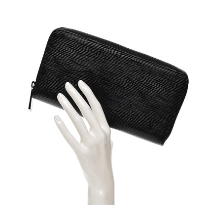 Louis Vuitton Epi Zippy Organizer Wallet Black 2 of 6