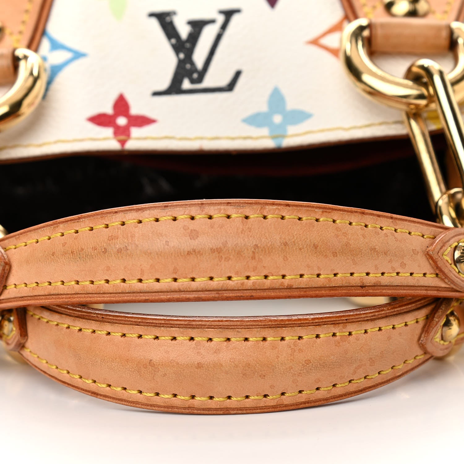 Louis Vuitton Monogram Multicolor Audra White 12 of 12