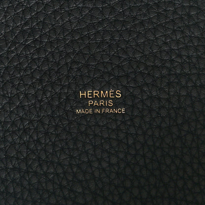 Hermes Taurillon Clemence Picotin Lock 22 MM Black 6 of 12