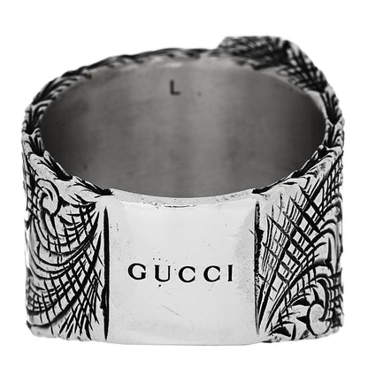 Gucci Sterling Silver Letter L Ring 60 9 4 of 7