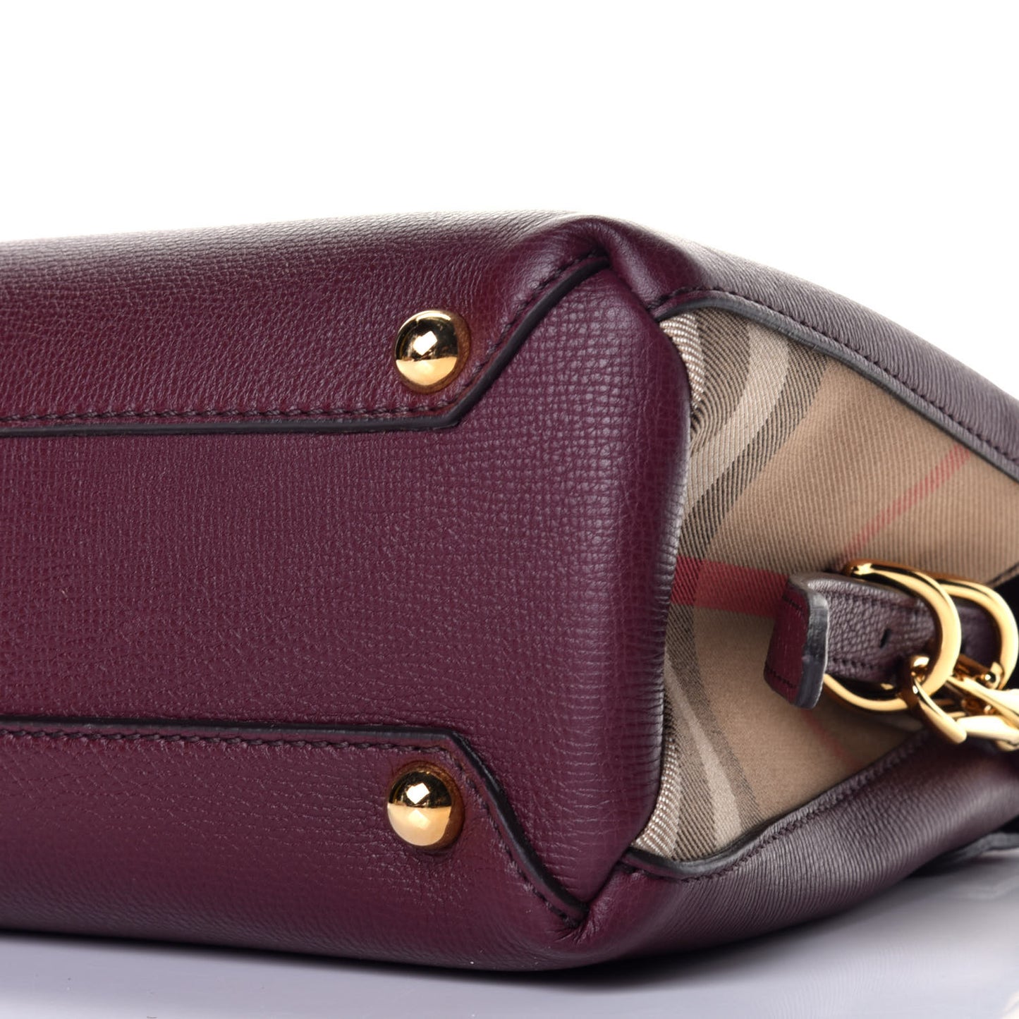 Derby Calfskin House Check Small Camberley Mahogany Red