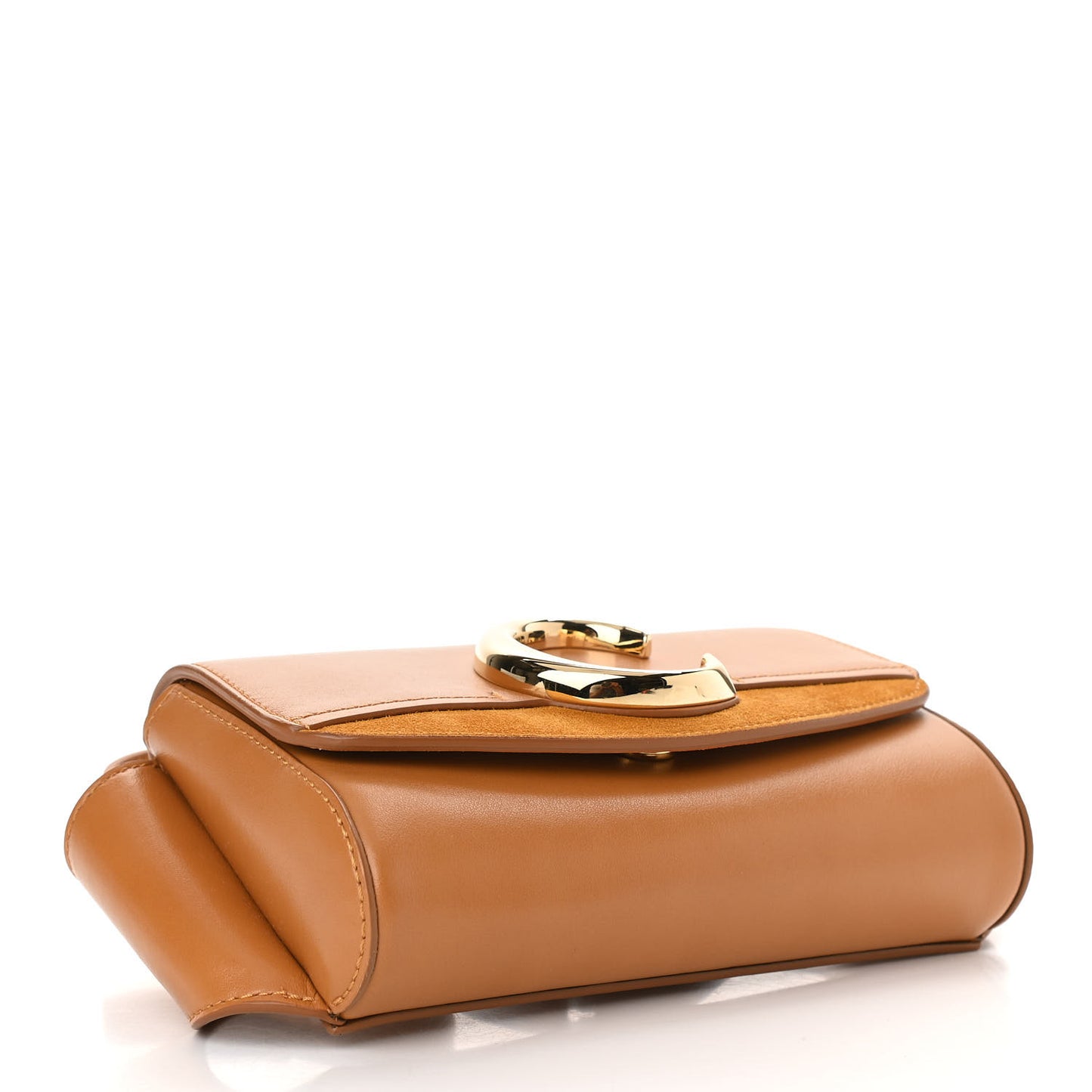 Calfskin Suede C Belt Bag Tan