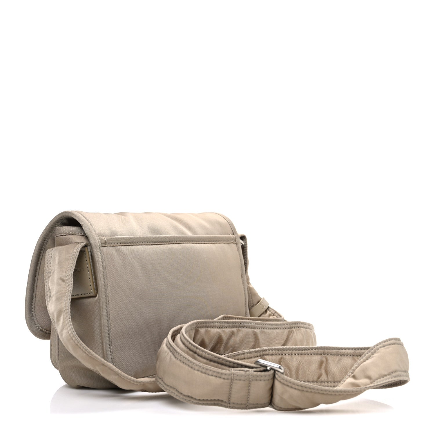 Saint Laurent Econyl Nylon Small Niki Messenger Gray Hay 3 of 10