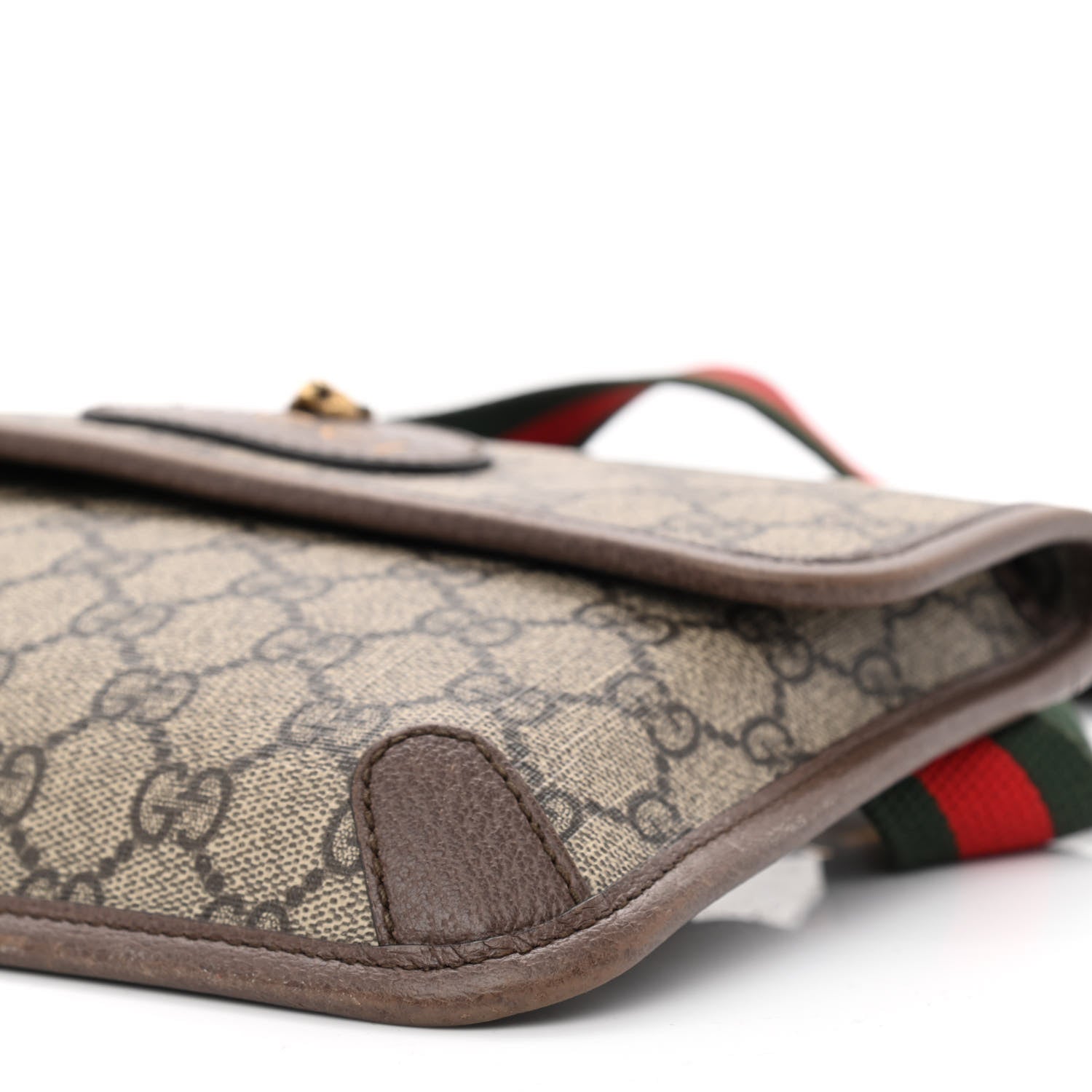 Gucci GG Supreme Monogram Neo Vintage Web Belt Bag Brown 10 of 15