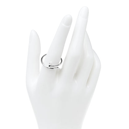 Cartier 18K White Gold Small Juste Un Clou Ring 60 9 2 of 5