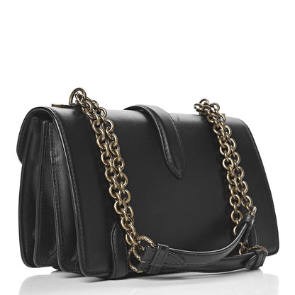 Bottega Veneta Calfskin Pony Hair City Knot Bag Black 3 of 11