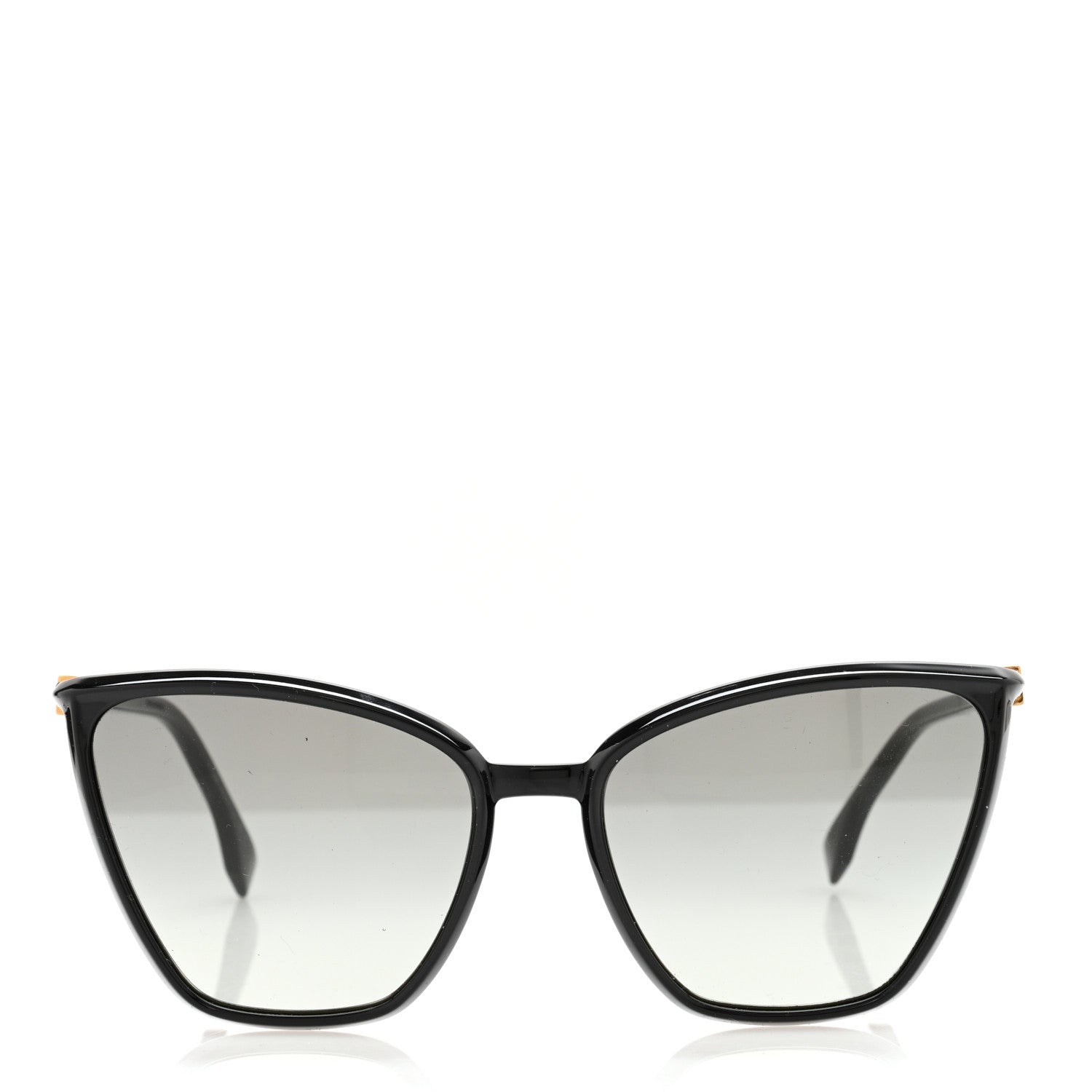 Fendi Acetate Cat Eye Sunglasses FF 0433/G/S Black 2 of 8