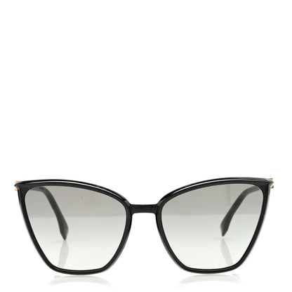 Fendi Acetate Cat Eye Sunglasses FF 0433/G/S Black 2 of 8