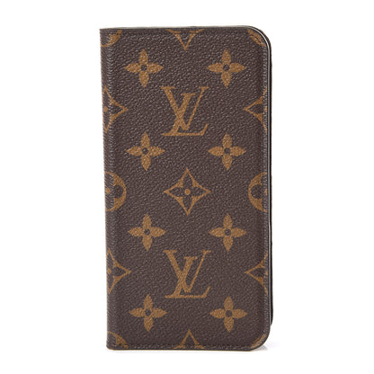 Louis Vuitton Monogram iPhone XS Max Folio Case 1 of 11