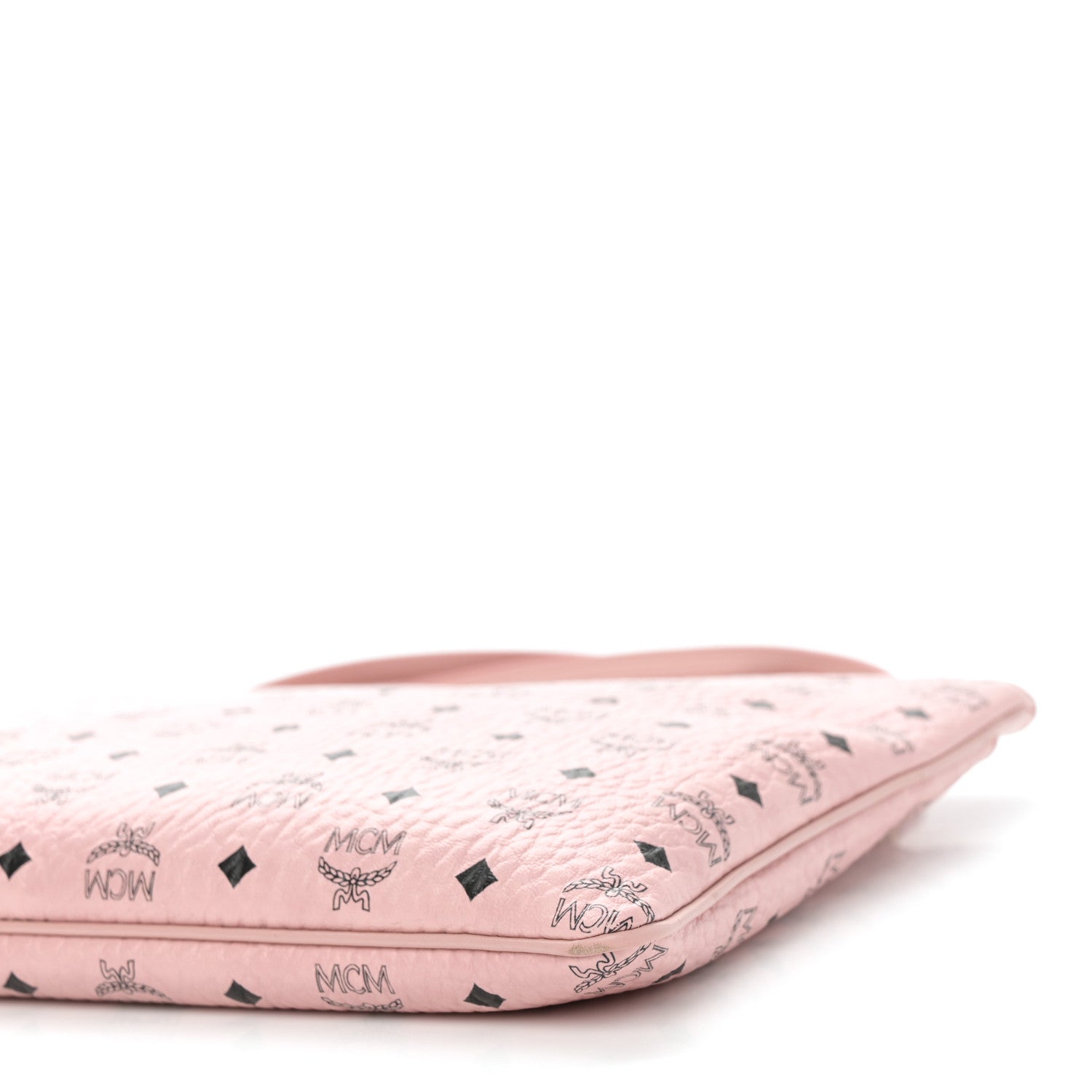 MCM Visetos Medium Crossbody Pouch Soft Pink 1739535 – FASHIONPHILE