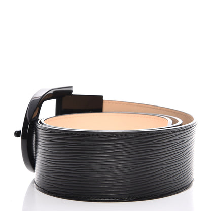 Louis Vuitton Epi Buckle Belt 80 32 Black 3 of 9