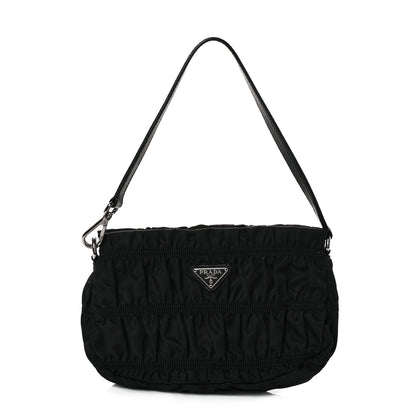 Prada Tessuto Nylon Gaufre Wristlet Black 2 of 24
