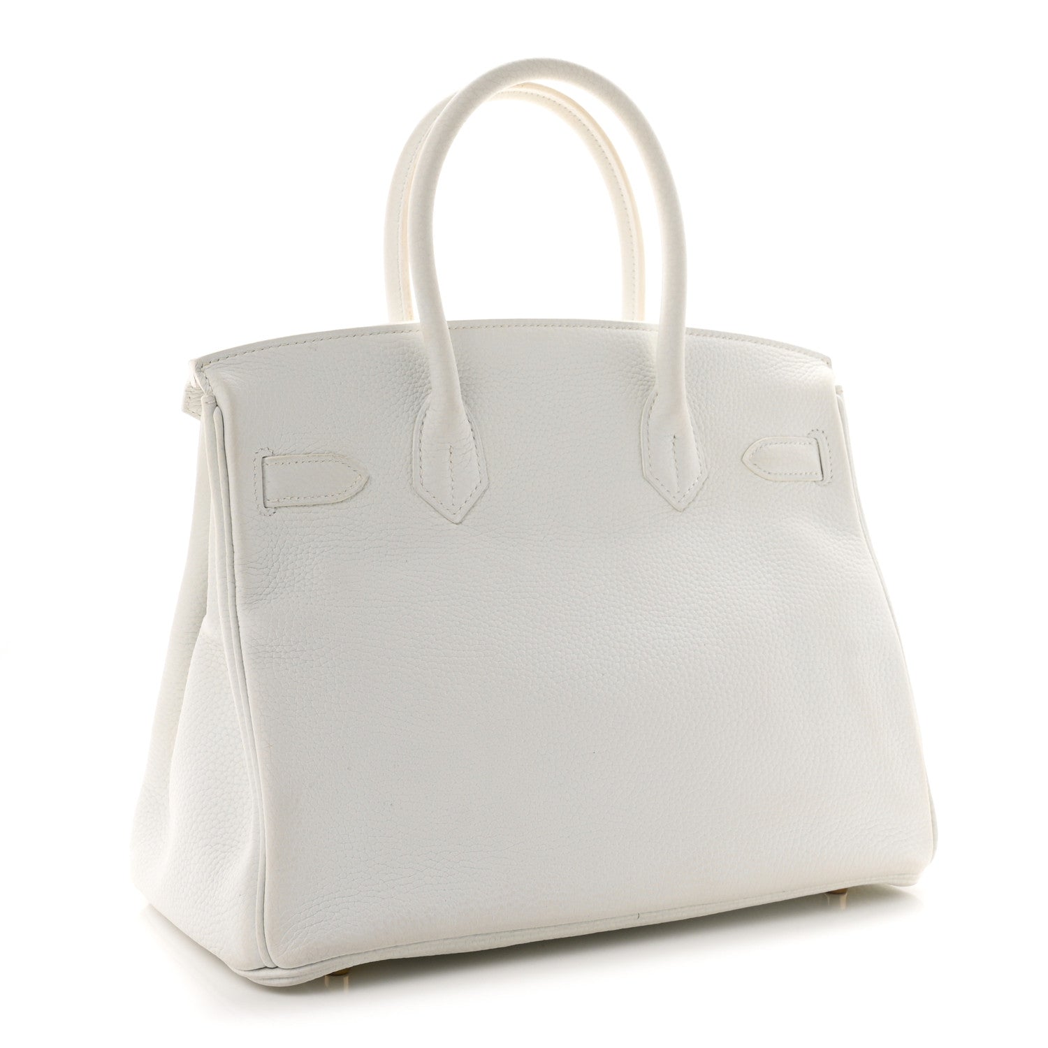 Hermes Taurillon Clemence Birkin 30 White 3 of 11