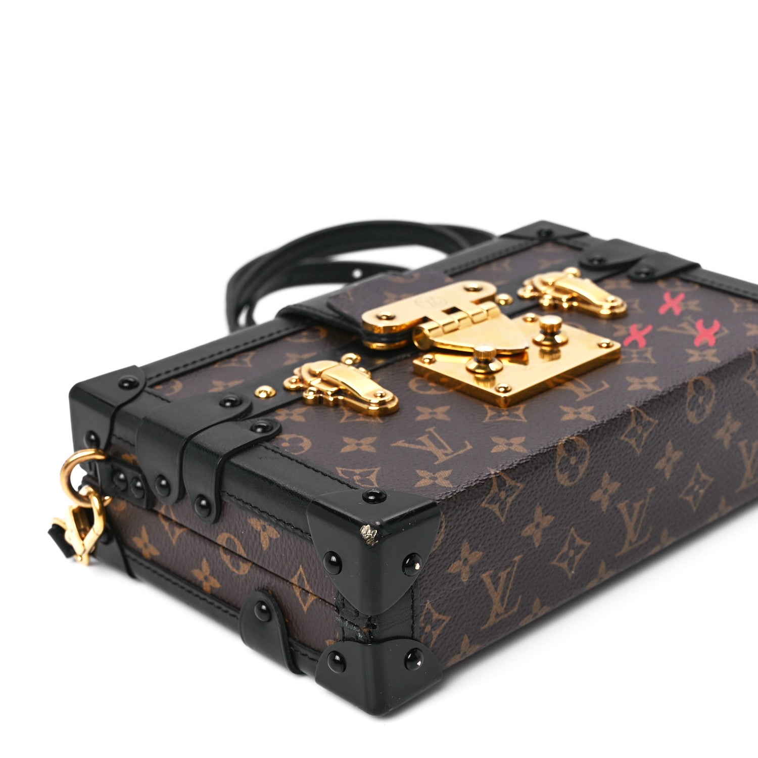 Louis Vuitton Monogram Petite Malle Black 10 of 12