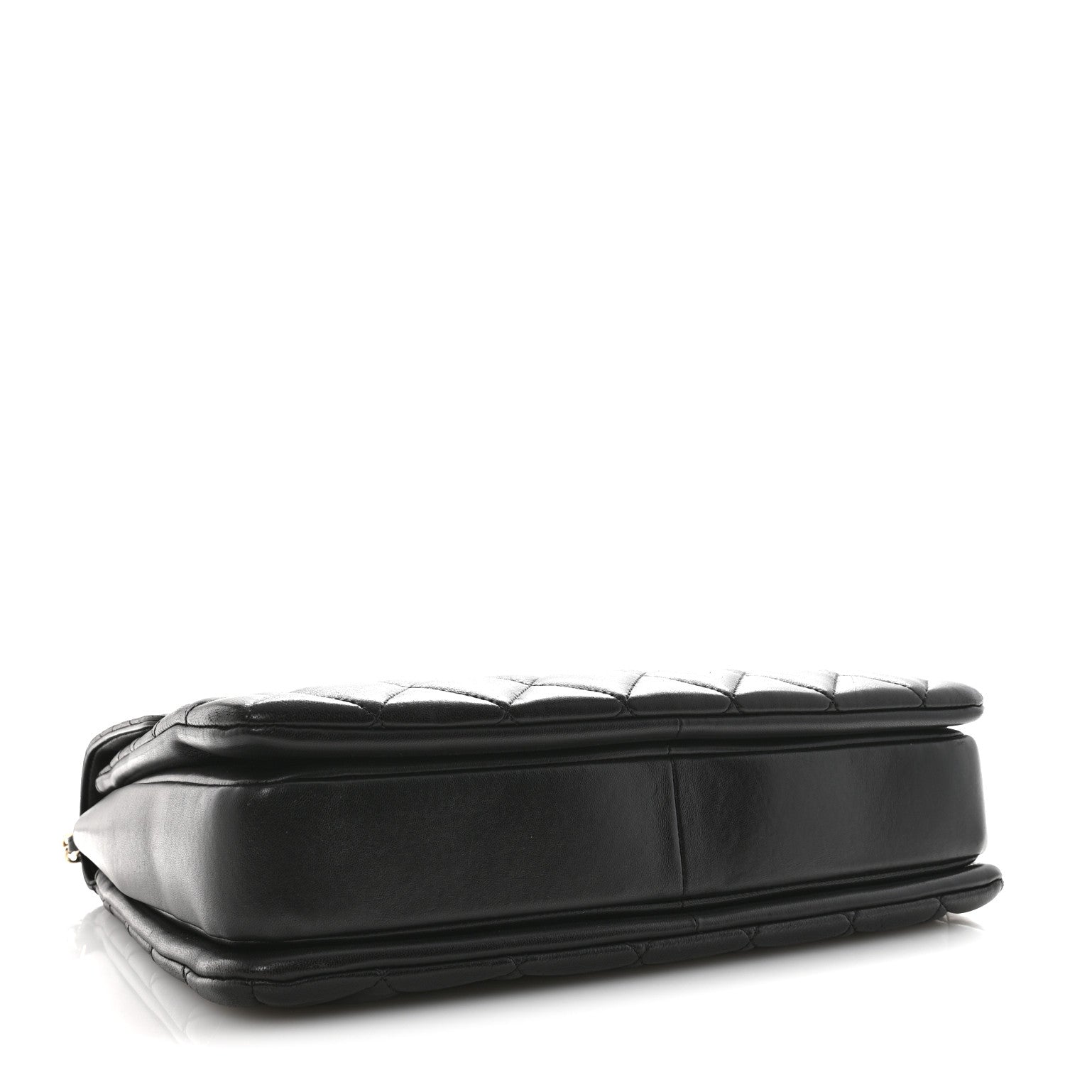 Chanel Lambskin Quilted Large Trendy CC Dual Handle Flap Bag Black 4 of 15