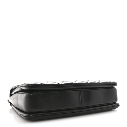 Chanel Lambskin Quilted Large Trendy CC Dual Handle Flap Bag Black 4 of 15