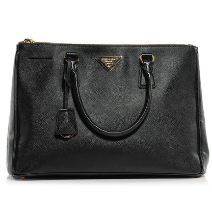 Prada Saffiano Lux Medium Tote Nero Black 1 of 9