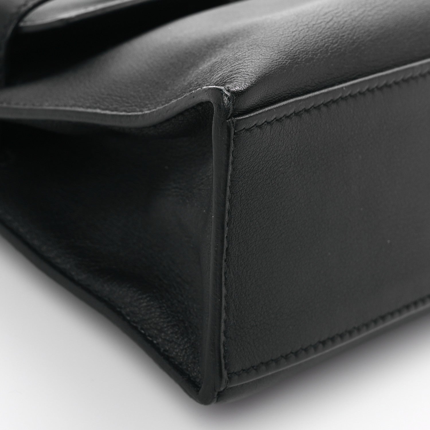 Hermes Swift Kelly Pochette Clutch Black 14 of 15