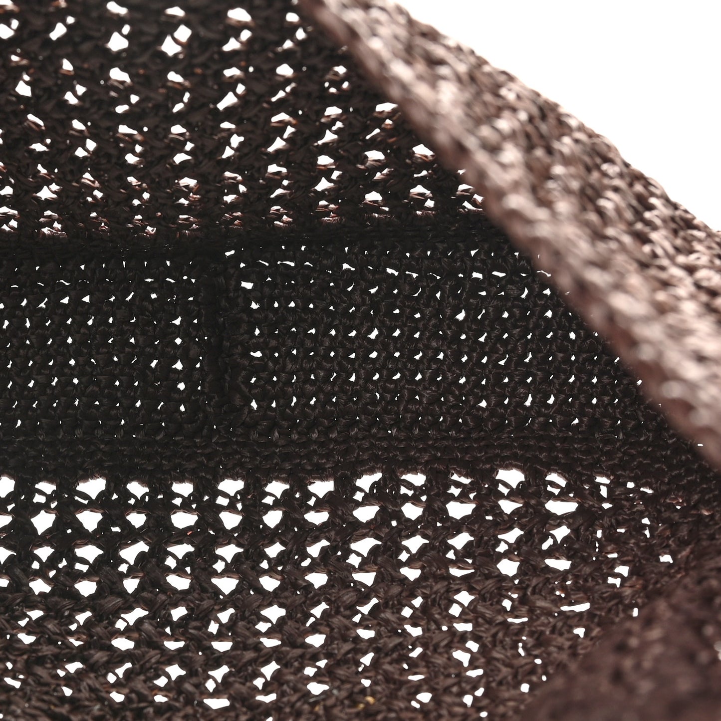 Raffia Crochet Woven Hobo Cacao Naturale