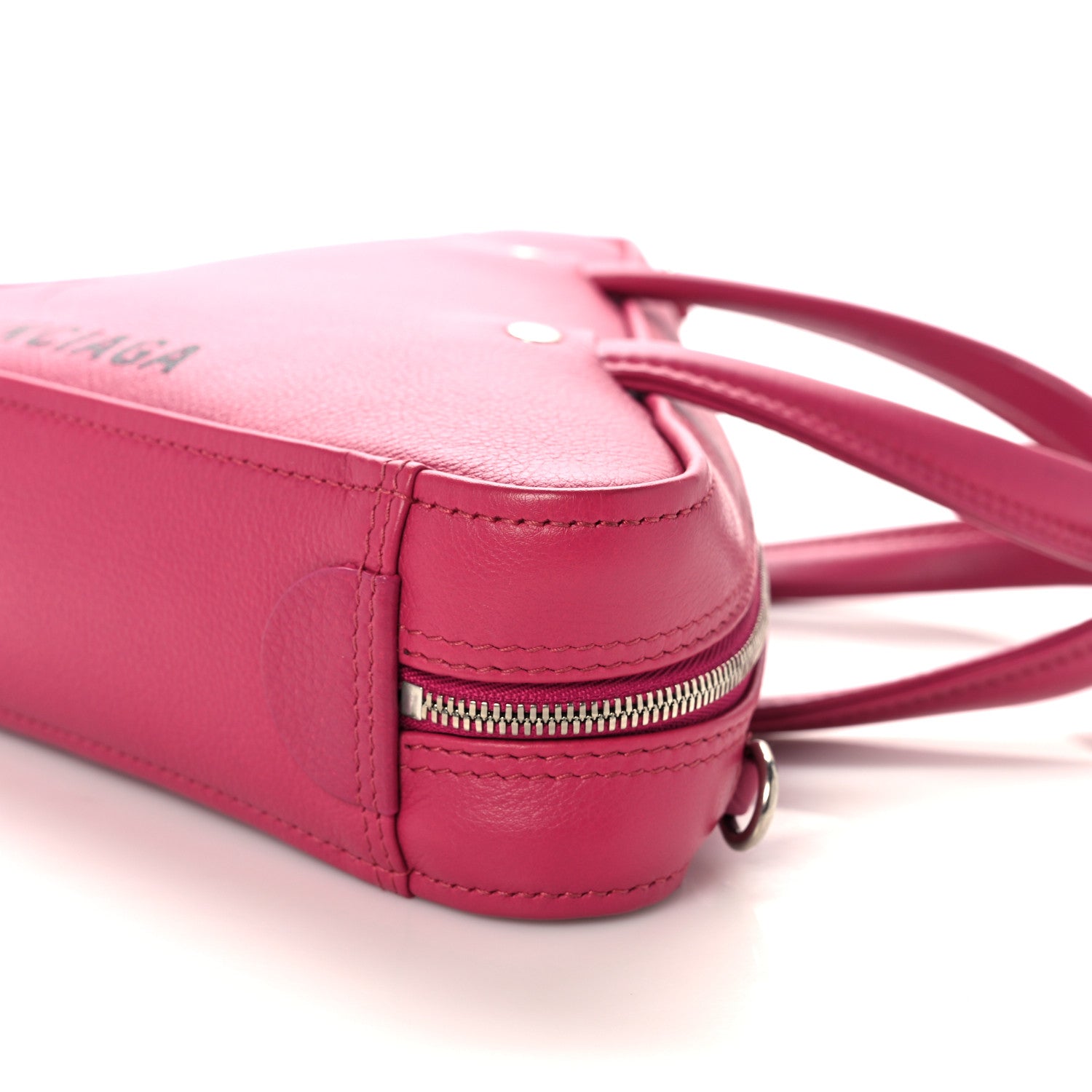Balenciaga Calfskin XS Triangle Duffle Pink 9 of 10