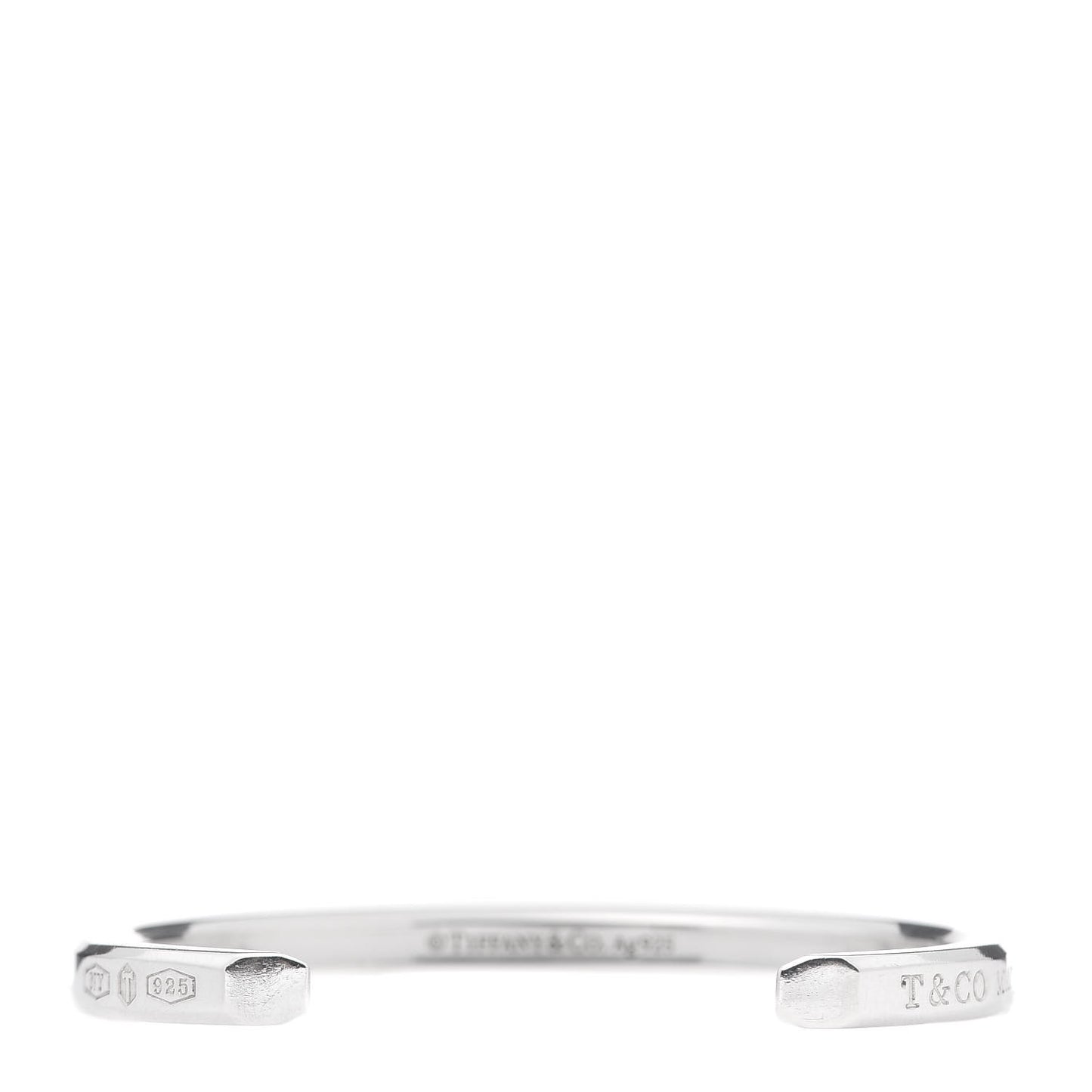 Sterling Silver Narrow Makers Cuff Bracelet