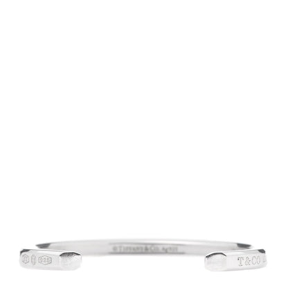 Tiffany Sterling Silver Narrow Makers Cuff Bracelet 1 of 5