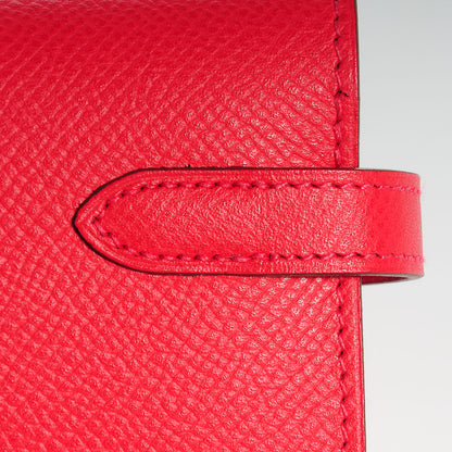 Hermes Epsom Kelly Tri-Fold Wallet Rouge Vif 13 of 15