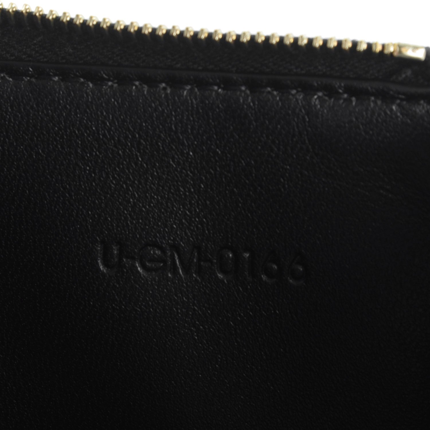 Celine Smooth Calfskin Ring Clutch w Dragonne Black 7 of 7