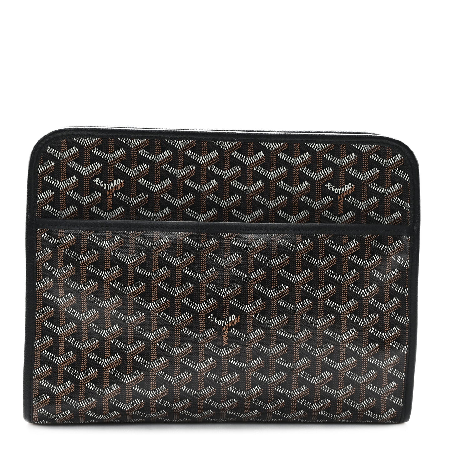 Goyardine Jouvence GM Toiletry Pouch Black
