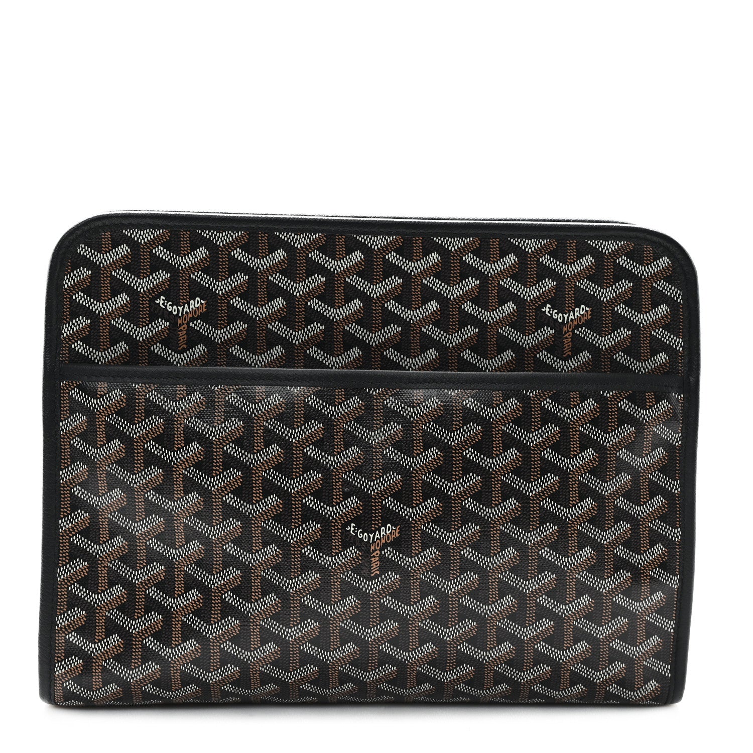 Goyard Goyardine Jouvence GM Toiletry Pouch Black 1 of 7