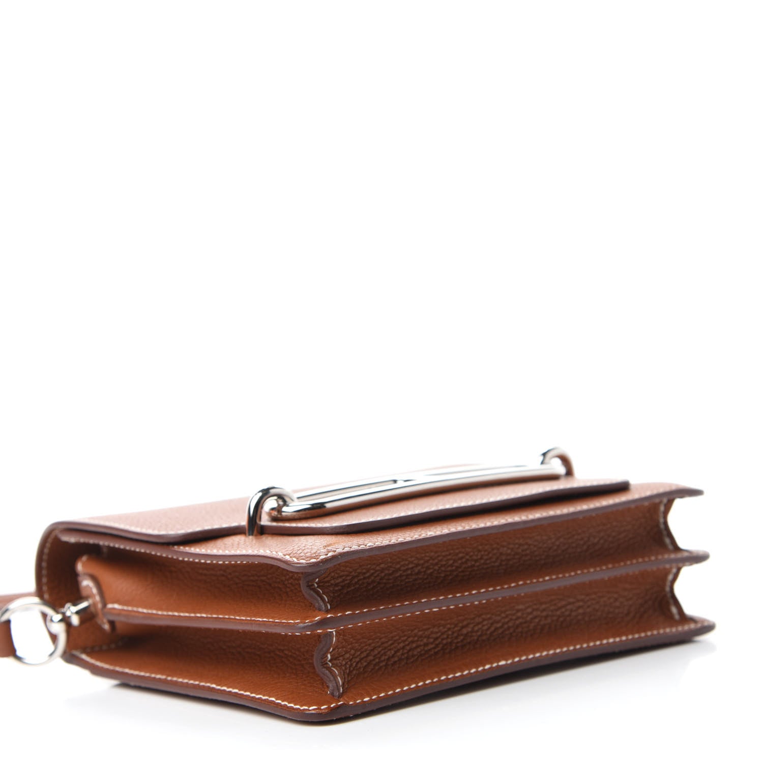 Hermes Barenia Faubourg Mini Sac Roulis Fauve 4 of 20