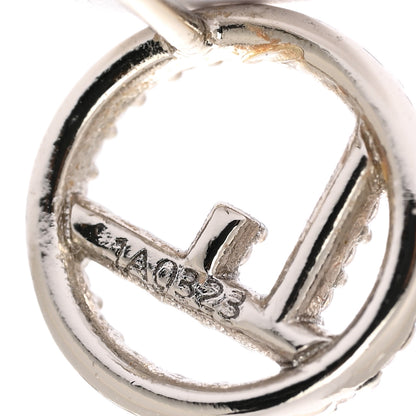 Fendi Metal Crystal F is Fendi Earrings Silver 4 of 5