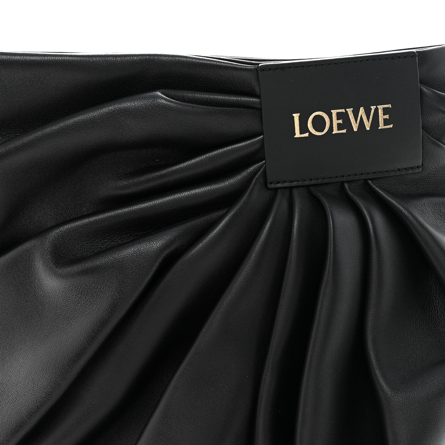 Loewe Mellow Nappa Draped Tote Black 7 of 10
