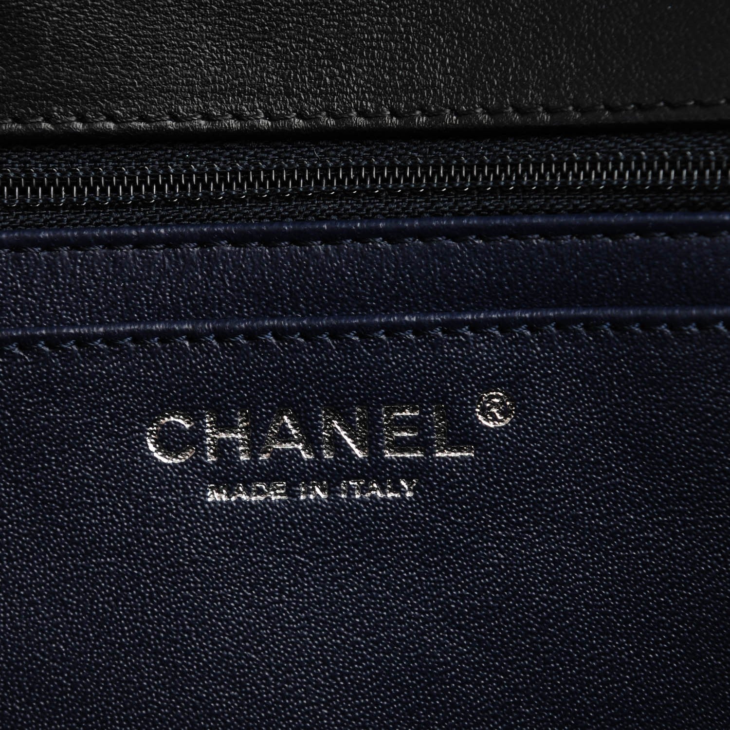 Chanel Patent Quilted Maxi Single Flap Dark Blue 7 of 8
