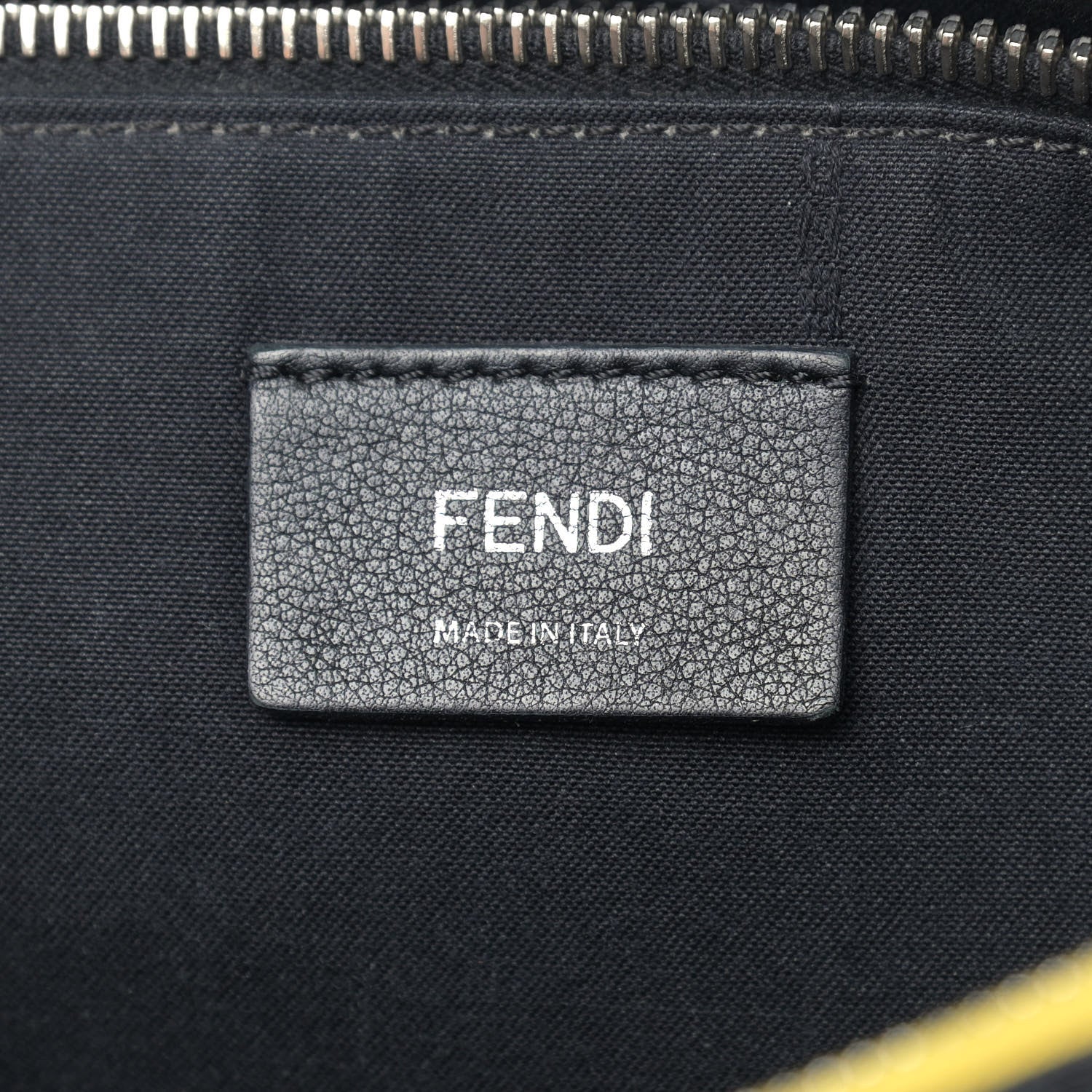 Fendi Vitello Dolce 4 Color Large By The Way Boston Bag Black Multicolor 6 of 18