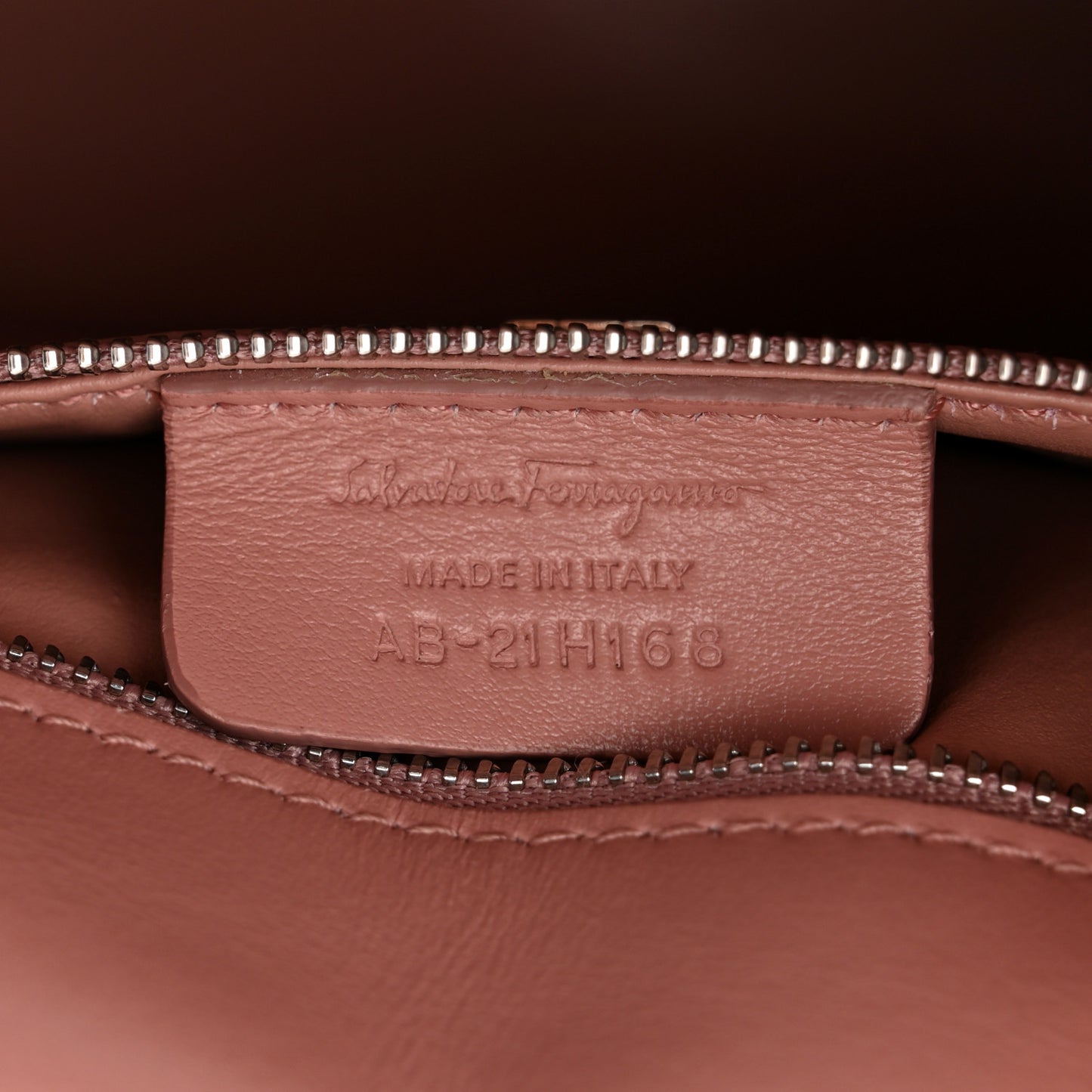 Calfskin Quilted Gancini Flap Bag Antique Rose