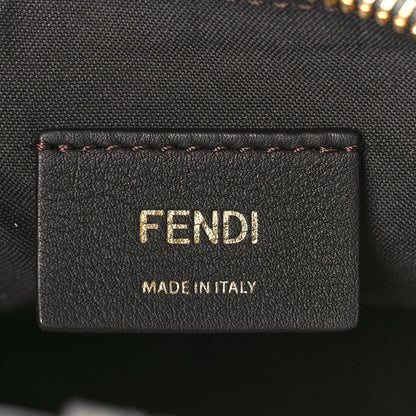 Fendi Vitello Grace Matte Small Fendigraphy Hobo Bag Anthracite 6 of 9