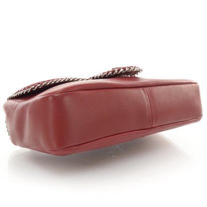 Chanel Lambskin Medium Madison Flap Red 4 of 9