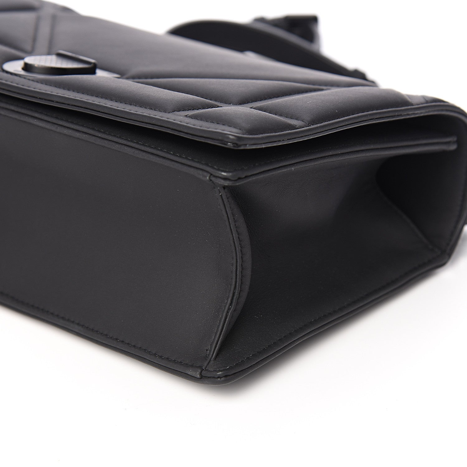 Christian Dior Ultra Matte Calfskin Medium Diorama Flap Bag Black 8 of 9