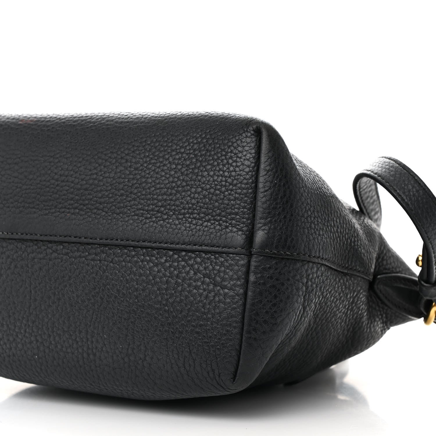 Prada Vitello Daino Small Tote Black 10 of 20
