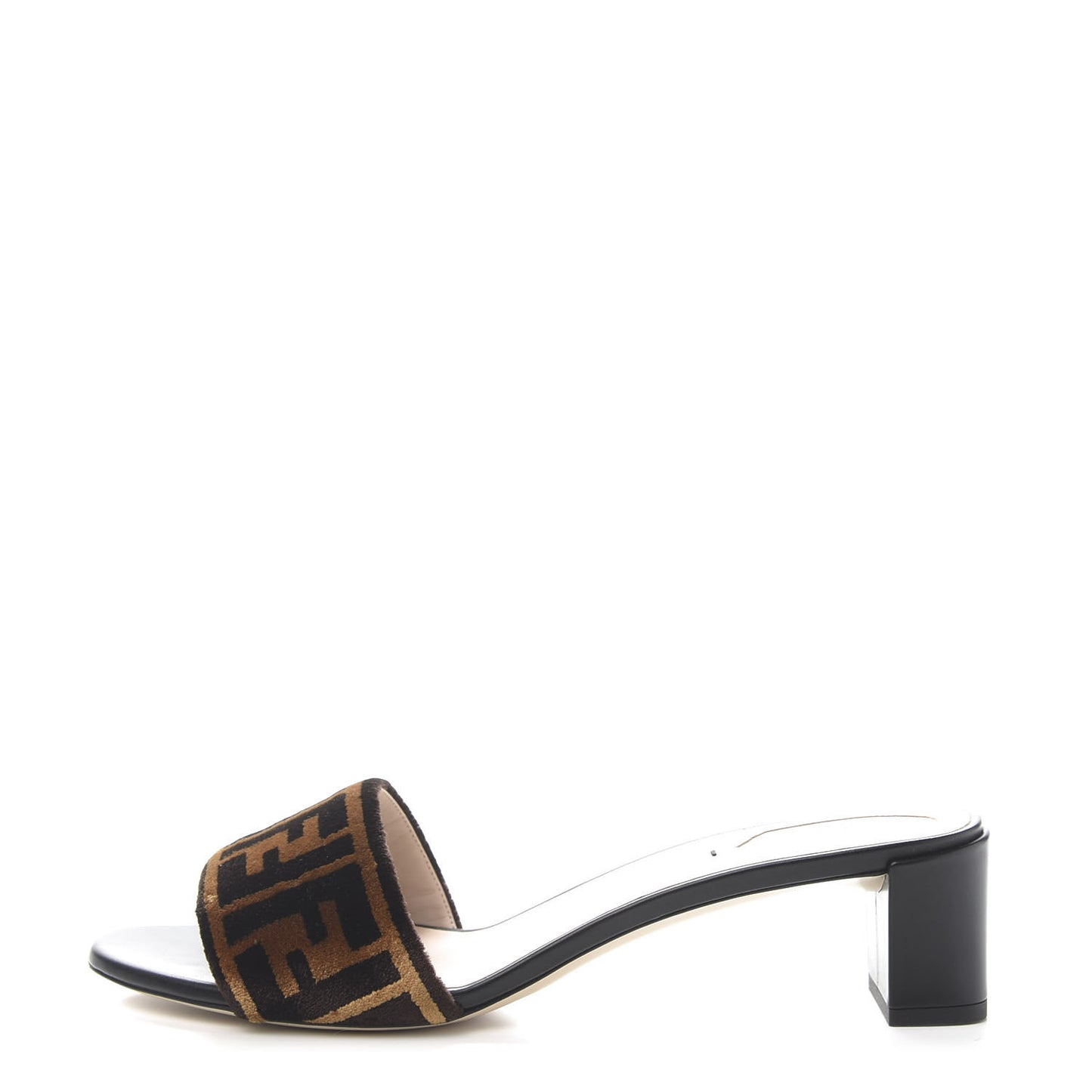 Velvet FF Slide Sandals 41 Tobacco