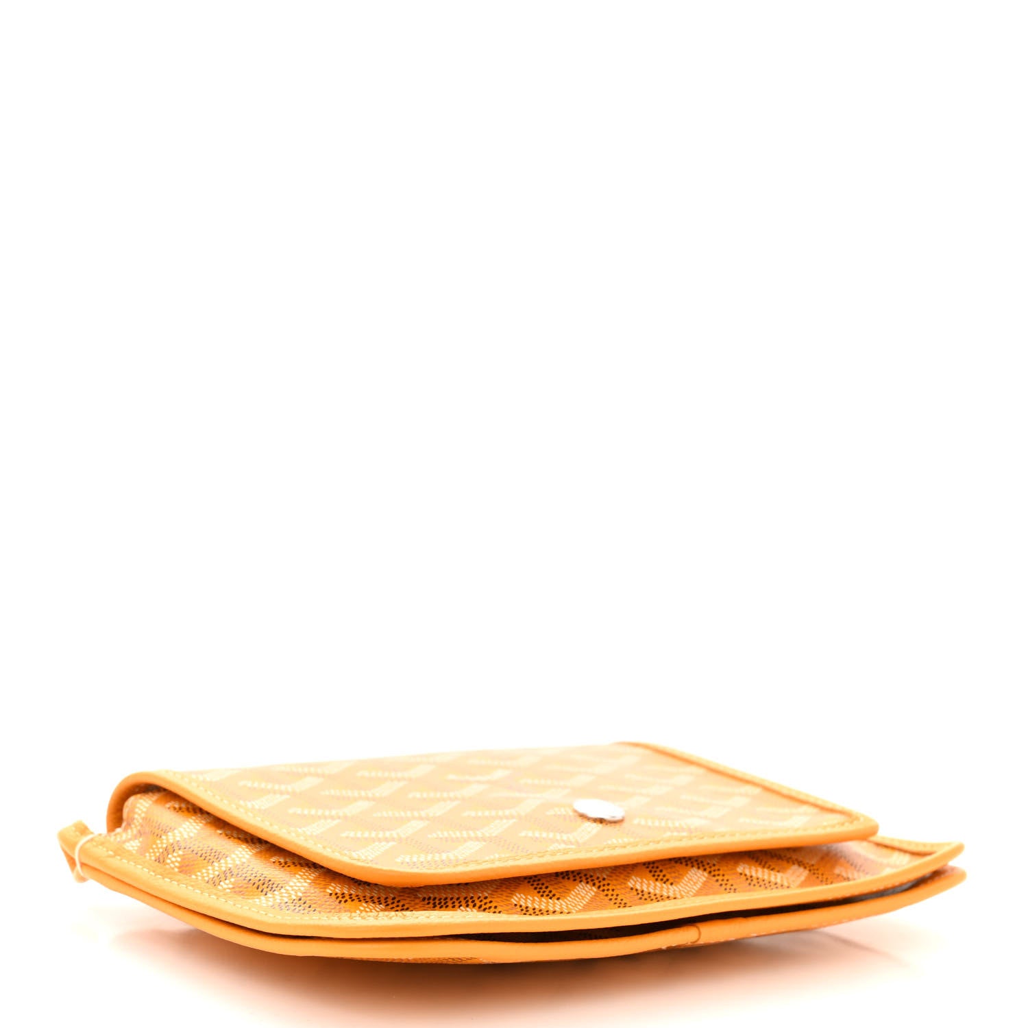 Goyard Goyardine Plumet Wallet Clutch Yellow 4 of 10