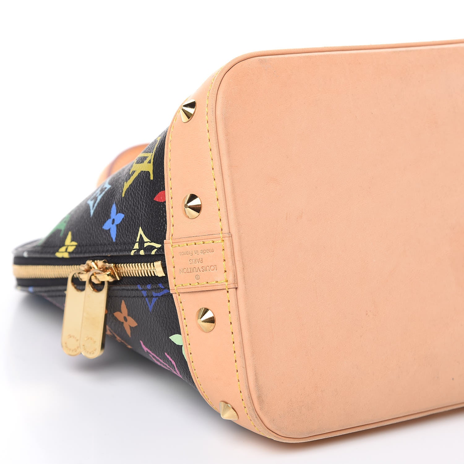 Louis Vuitton Monogram Multicolor Alma Black 6 of 10