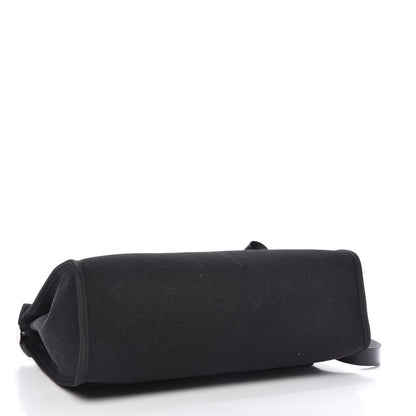 Hermes Military Toile Vache Hunter Herbag Zip PM 31 Black 4 of 11