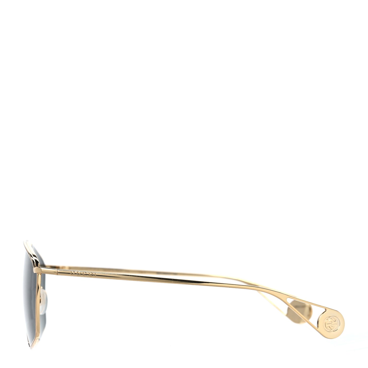 Square Frame GG0437SA Sunglasses Gold