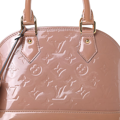 Louis Vuitton Vernis Alma BB Rose Velours 8 of 10